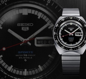 Seiko 5 Sports : recréation en édition spéciale et limitée de la première montre de 1968