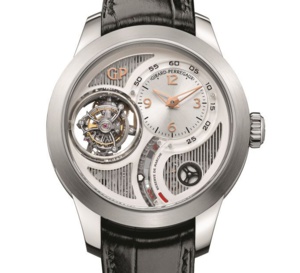 Girard-Perregaux Tourbillon Tri-axial : version or gris