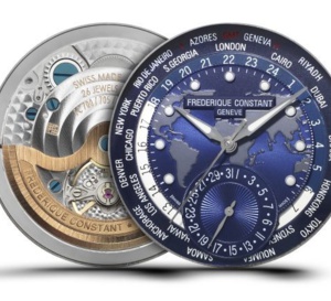 Frédérique Constant Classics Manufacture Worldtimer Navy Blue