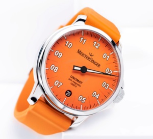 MeisterSinger Unomat : orange mécanique