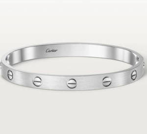 Cartier : l'emblématique bracelet Love revisité en version brossée !