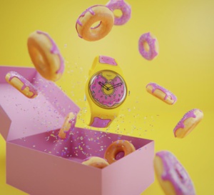 Swatch The Simpsons SecondsofSweetness : l'heure d'un peu de douceur