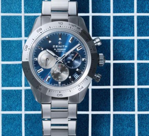 Zenith Chronomaster Sport : acier avec cadran bleu métallique