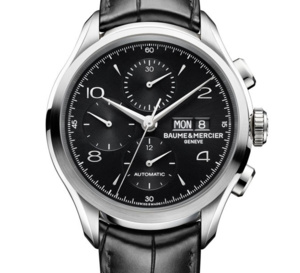 Baume et Mercier chronographe Clifton : come-back du black