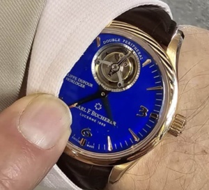 Carl F. Bucherer a réalisé une pièce unique pour Philippe Dufour, cadeau de sa femme pour ses 75 ans