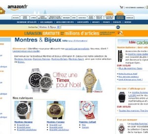 Des montres de luxe en vente sur Amazon.fr