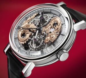 Breguet Classique Double Tourbillon Dragon : un dragon entre deux tourbillons