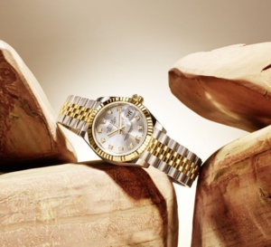 Bon Marché Rive Gauche : exposition Rolex sur la Lady-Datejust