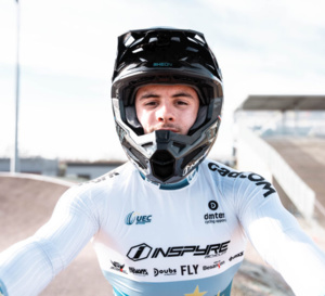 Le jeune champion de BMX Mathis Jacquet, ambassadeur LIP