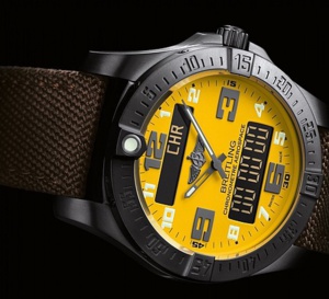 Breitling Aerospace Evo : édition anniversaire à 300 ex. avec cadran jaune