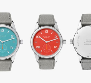 Nomos : de nouvelles couleurs de cadrans printanières pour la Club Campus