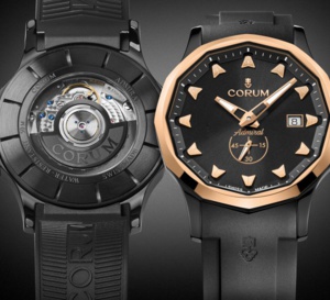 Corum : deux Admiral 42 dotées de boitiers en céramique noire ou blanche Corum : deux Admiral 42 dotées de boitiers en céramique noire ou blanche
