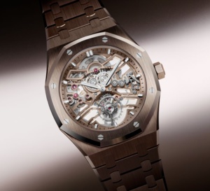 Sand gold : une Royal Oak Audemars Piguet entre or rose et or gris