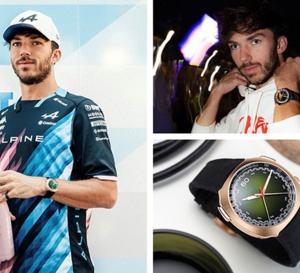 Le pilote de Formule 1 Pierre Gasly : ambassadeur de la maison Moser &amp; Cie