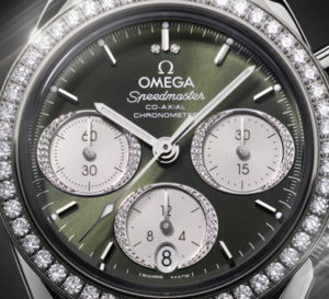 Omega : huit nouvelles Speedmaster 38 mm en or ou acier avec lunettes en diamants Omega : huit nouvelles Speedmaster 38 mm en or ou acier avec lunettes en diamants