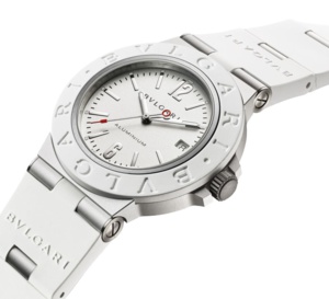 Bvlgari Aluminium White Automatic : toute l'énergie du blanc au poignet