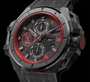 Snyper Ironclad Steel PVD Black Red Edition