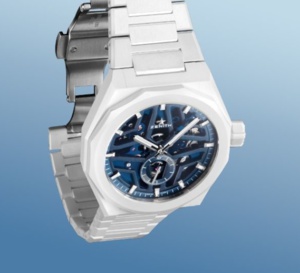 Zenith Defy Skyline Skeleton céramique blanche : montre estivale