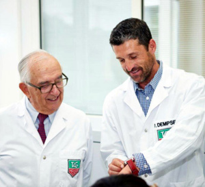 TAG Heuer : Patrick Dempsey en visite à La Chaux de Fonds