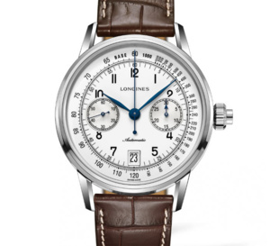 The Longines Column-Wheel Single Push-Piece Chronograph