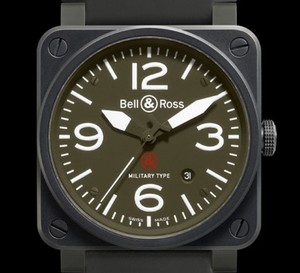 Instrument BR03-92 Military : une montre au look résolument militaire