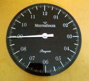 MeisterSinger : l'horloge