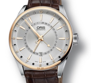 Oris Artix Pointer Moon Date Bicolore : de l'or acier qui déphase... de Lune