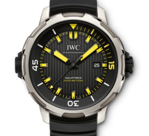 IWC Aquatimer Automatic 2000 : couleurs plongée !