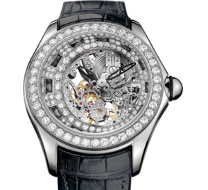 Corum Bubble High Jewellery Skeleton : bulle de diams