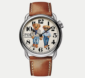 Ralph Lauren Polo Bear : une nouvelle version en 38 mm sur boitier acier