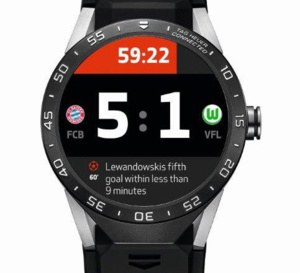 TAG Heuer connectée : appli Bundesliga