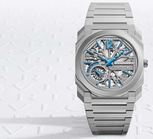 Bvlgari édition spéciale Gübelin Octo Finissimo Skeleton 8 Days