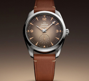 Omega : une nouvelle Railmaster en 38 mm avec cadrans fumés