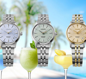 Seiko Presage Cocktail Frozen : trois jolis modèles pour l'été 2025