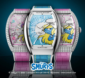 Franck Muller Vanguard Smurfette : une Schtroumpfette au poignet