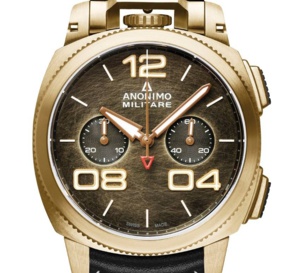 Anonimo Militare Chrono Bronze cadran brun