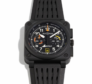 Bell &amp; Ross BR-03 chrono Rafale Solo Display : l'heure en formation