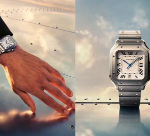 Cartier : la Santos se fait ultra-légère en version titane mat