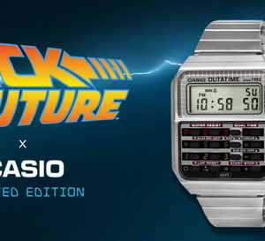 Casio : une montre-calculatrice en hommage à Retour vers le futur