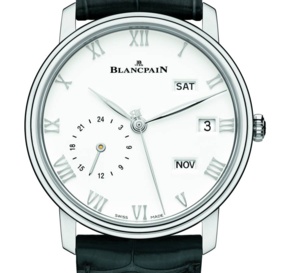 Blancpain Villeret Annuel GMT en acier : une lisibilité absolue