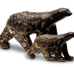 Tournaire : l'Ours Engrenages, quand la puissance du bronze rencontre la poésie mécanique