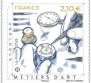 La Poste lance un timbre et un carnet de timbres dédiés à l'horlogerie
