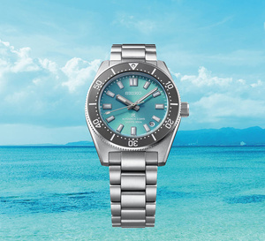 Seiko Prospex édition limitée Save the Ocean Okinawa : cadran bleu pour zone bleue