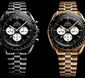 Omega : une Speedmaster Moonwatch avec cadran "noir et blanc"
