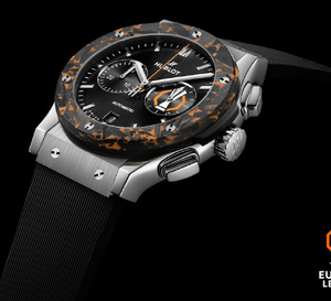 Hublot Classic Fusion Chronograph UEFA Europa League titane et fibre de carbone