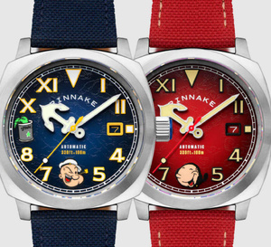 Popeye et Olive par Spinnaker : un duo horloger pour la Saint-Valentin empreint d'air marin