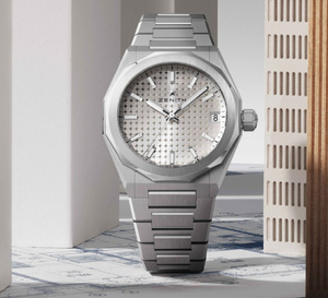 Zenith Defy Skyline 36 : cadran argenté et bracelet interchangeable