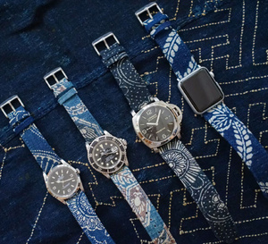 Le boro en bracelet-montre : quand le textile japonais rencontre l'horlogerie haut de gamme