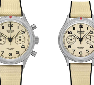 Hanhart 417 Ti Desert Dial : un chono flyback de légende en titane au style militaire revisté