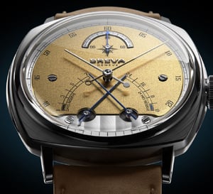 Breva Genève : Segreto di Lario Meridian Gold avec cadran en "or poudré"